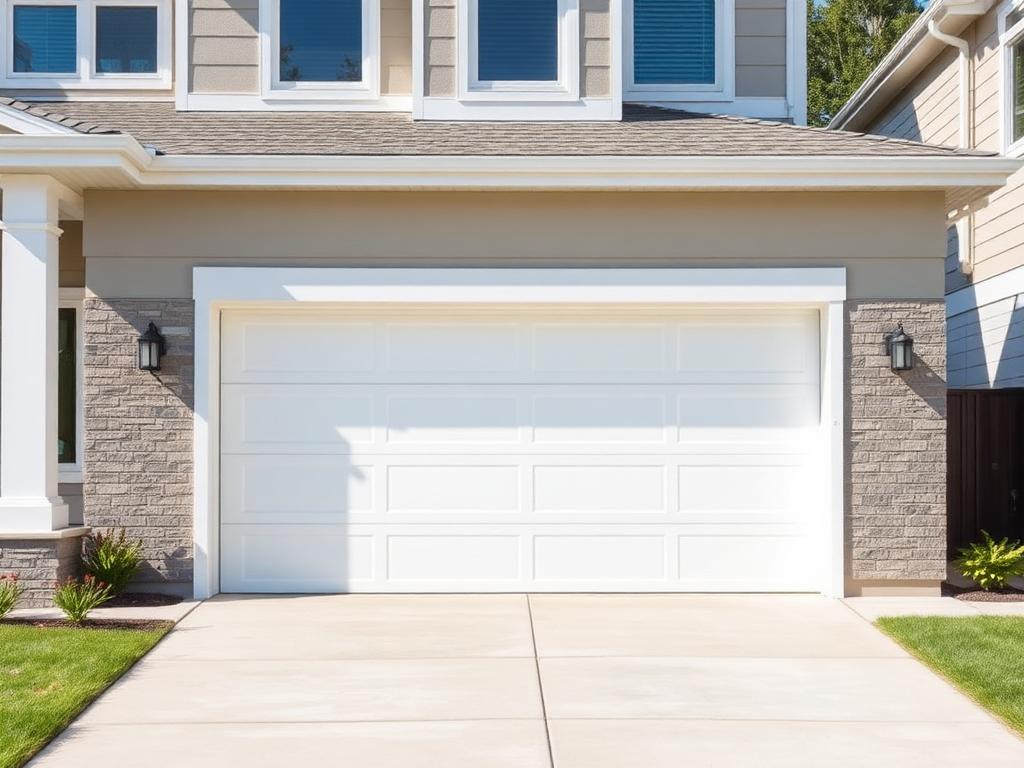 Residential garage door installation